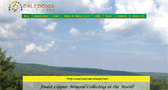 Desktop Screenshot of caledoniamine.com